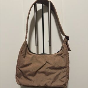 Baggu mini nylon shoulder bag in light brown